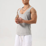 BONSIR  -  New Stylish Comfy Fashion Daily Holiday Vacation T Shirt Tee Top Colorblock Loose Mens O Neck Short Sleeve Male