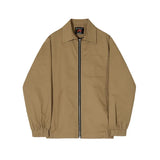 BONSIR  -  Spring New Style Men's Retro Solid Color Turn-Down Collar Jacket, Korean Version Trendy Loose Casual Versatile Coat