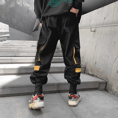 Bonsir Techwear Cargo Pants Men Harajuku Cargo Trousers Male Hip Hop  Loose Casual Streetwear Japanese Men Clothing Patchwork