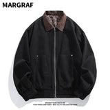 BONSIR  -  spring and summer new work jacket trendy and handsome retro lapel large size loose jacket