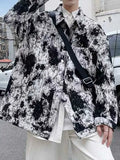 BONSIR  -  Fried street jacket men's spring and autumn Hong Kong style high street ins tie-dye jacket trendy brand couple jacket