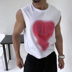 Bonsir Casual Slim Vest Men's Trend Fitness Sports Quick-drying Sleeveless T Shirt Top Muscle Man Jersey Vests Loose Fitness Sweatshirt