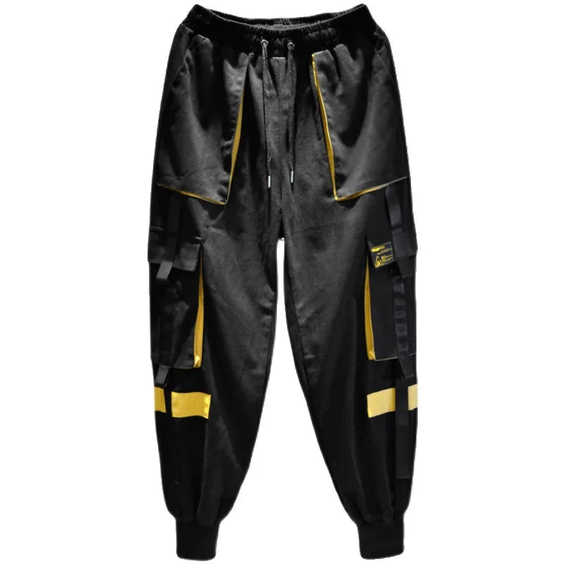 Bonsir Techwear Cargo Pants Men Harajuku Cargo Trousers Male Hip Hop  Loose Casual Streetwear Japanese Men Clothing Patchwork