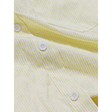 BONSIR  -  Spring and Autumn New Chinese Stand Up Collar Shirt Men's Handsome Comfortable Textured Long-Sleeved Striped Shirt