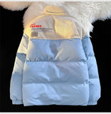 BONSIR  -  New Winter Jacket Men's Corduroy Stitching Thickened Warm Parka Japanese Style Street Cold-proof Padded Coat Ski
