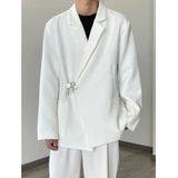 BONSIR  -  Casual Suit Jacket Men's High-end Design Niche White Suit Set