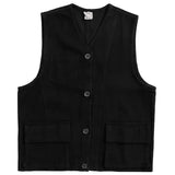 BONSIR  -  Japanese Vintage Men's Work Vest Versatile Solid Color Casual Male Tank Top Summer Loose Sleeveless Camisole Top
