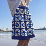 BONSIR  -  Men Printing Shorts Elastic Waist Oversize Summer Casual Men Bottoms Streetwear Joggers 2025 Fashion Male Shorts S-5XL