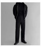 BONSIR  -  Maillard casual sports suit men's spring and autumn heavy hooded sweatshirt cardigan splicing