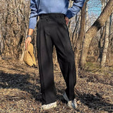 BONSIR  -  New British Retro Male Suit Pants Light Luxury Naples Slim-fit Dress Pants Casual Premium Popular Elegant FashionTrousers M-3XL