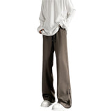 Bonsir Men Business Suit Pants Stretch Dress Classic Pants With Zipper Trousers