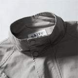 BONSIR  -  Vintage Splicing Cargo Jackets Mens Streetwear Punk Y2k Casual Coats Harajuku Loose Hip Hop Japan Style Jackets Male
