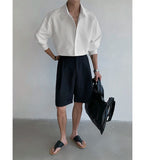 BONSIR  -  Fashion Loose Men's Printed Casual Long-sleeve Shirt. Single-button Street Style Spring and Autumn Top. M-5XL