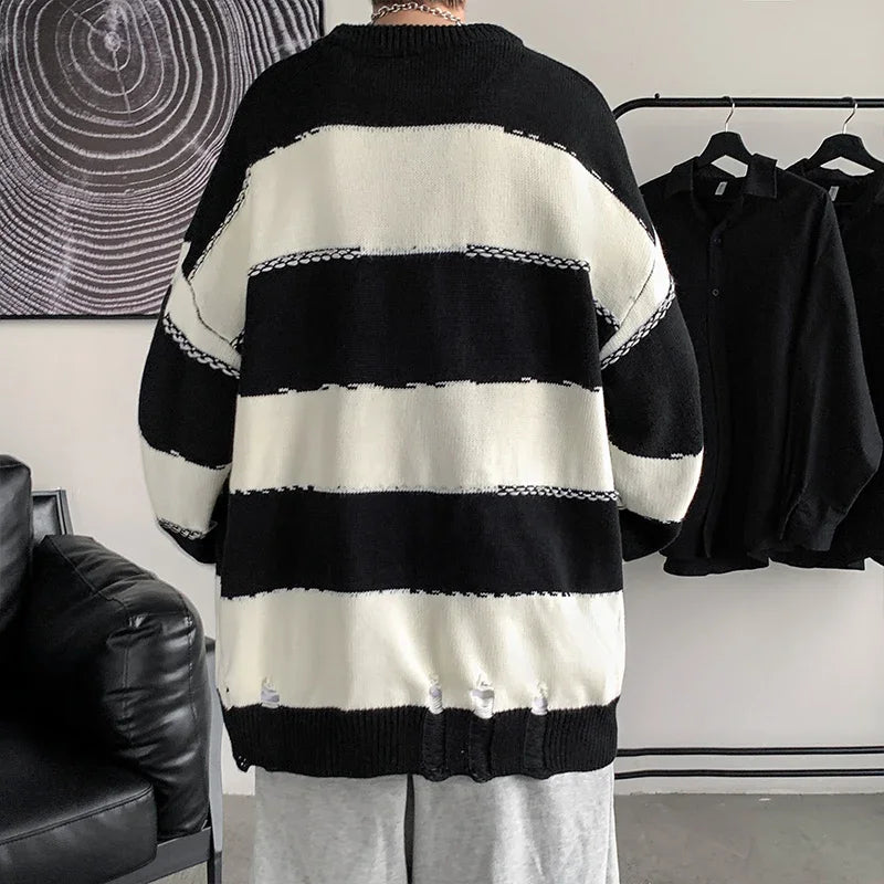 BONSIR  -  Knitted Warm Men Sweater Turtleneck Loose Casual Bottoming Autumn Pullovers