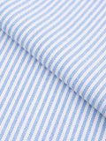 BONSIR  -  Fresh green collar striped long sleeve shirt men's casual Joker fashion street style