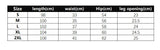 BONSIR  -  Spring Summer Men's Trousers New Fashion High Street Color Striped Pockets Drawstring Daily Commute Casual Loose Wide Leg Pants