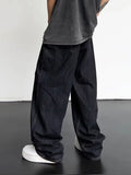 Bonsir Hip Hop Distressed Shabby Jeans Pants Men Ripped Patchwork Denim Trousers Male Oversize Loose Japanese Streetwear 5XL