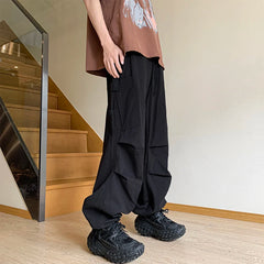 Bonsir New Harajuku Wide leg Men Pants Sweatpants Oversize Cargo Streetwear Baggy Trousers