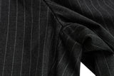 BONSIR  -  High Street Striped Chain Hanging Suit Trousers for Men Patchwork Straight Loose Casual Pants Oversized Wide Leg Cargos