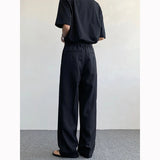 BONSIR  -  Black Oversized Suit Pants Men Fashion Social Mens Dress Pants Korean Loose Straight Wide Leg Pants Mens Office Formal Trousers