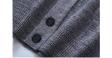 BONSIR  -  Autumn Winter Men's Knitted Warm Vests Mens Retro Button V-Neck Jumper Knitted Waistcoats Men Sweater Vest Jackets Clothing