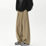 BONSIR  -  Oversized Suit Pants Men Fashion Society Mens Dress Pants Korean Loose Casual Wide Leg Pants Mens Office Formal Trousers M-3XL