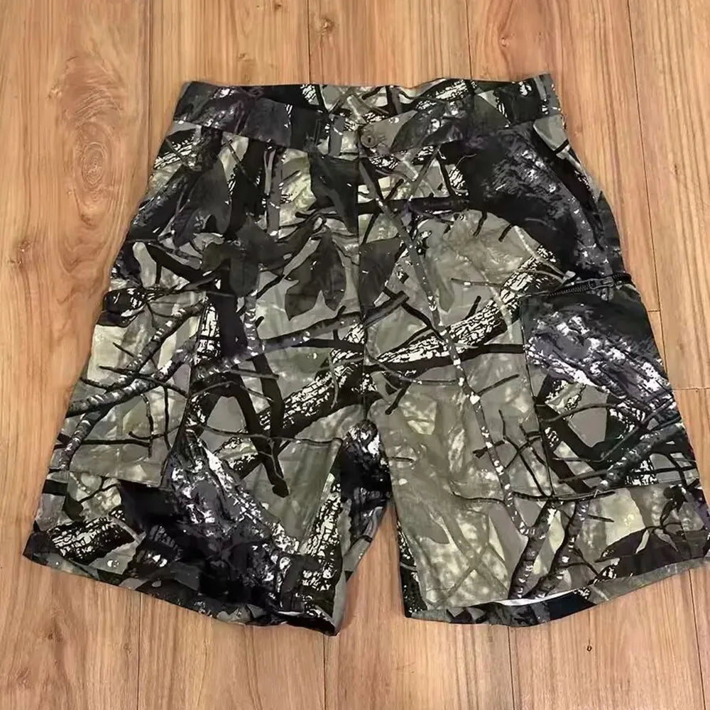 Bonsir Mens Shorts Workwear Camouflage Pocket Shorts Breathable Daily Casual Personality Versatile Shorts Men'S Clothing Summer New