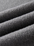 Bonsir Men's autumn and winter knitted thick solid color warm bottoming casual sweater