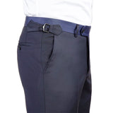 Bonsir Custom Made Dark Brown Pants Straight-Fit Trousers Mens/Bridegroom/Best Man Wedding/Evening Plain Front Pant KZ8
