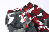 Bonsir Multiple Pockets Camouflage Patch Cotton Men Hip Hop Cargo Pants Joggers Casual Drawstring Pencil Trousers Spodnie Dresowe