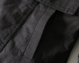 Bonsir Men's Slim Short Work Clothes AMEKAJI Down Jacket Outdoor Camping Hiking Military Uniform Tooling Coats Tactical Sport Outerwear