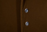Bonsir Autumn New Men's Jacket Quality Fashion British Style Casual Lapel Golden Velvet Coat