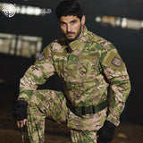 Bonsir Tactical Military Uniform Camouflage Army Men Clothing Special Forces Airsoft Soldier Training Combat Jacket Pant Male Suit