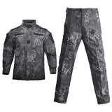 Bonsir Tactical Military Uniform Camouflage Army Men Clothing Special Forces Airsoft Soldier Training Combat Jacket Pant Male Suit
