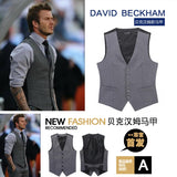 Bonsir Men&#39;s Slim Fit Mens Suit Vest Casual Suit Vest Man Black Gray Formal Businss Vest  Arrival Vests Male Waistcoat Gilet Homme