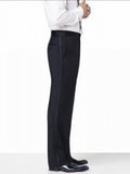 Bonsir Custom Made Dark Brown Pants Straight-Fit Trousers Mens/Bridegroom/Best Man Wedding/Evening Plain Front Pant KZ8