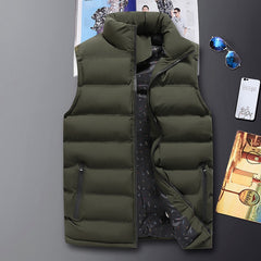 Bonsir Mens Vest Jacket Men New Autumn Warm Sleeveless Jackets Male Winter Casual Waistcoat Vest Plus Size Veste Homme Brand Clothing