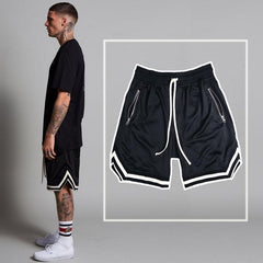 Bonsir Men&#39;s Casual Shorts Summer New Running Fitness Fast-drying Trend Short Pants Loose Basketball Training Pants