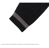 Bonsir Vintage Spliced Color Cardigan Knitted Sweater Men Harajuku Hip Hop Streetwear Loose Woman Casual Return Cardigan Sweater Coats