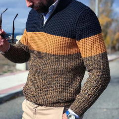 Bonsir Men Knitted Sweater Spring Warm V Neck Pullover Jumper Long Sleeve Casual Loose Male Autumn Winter Knitwear Tops Oversize