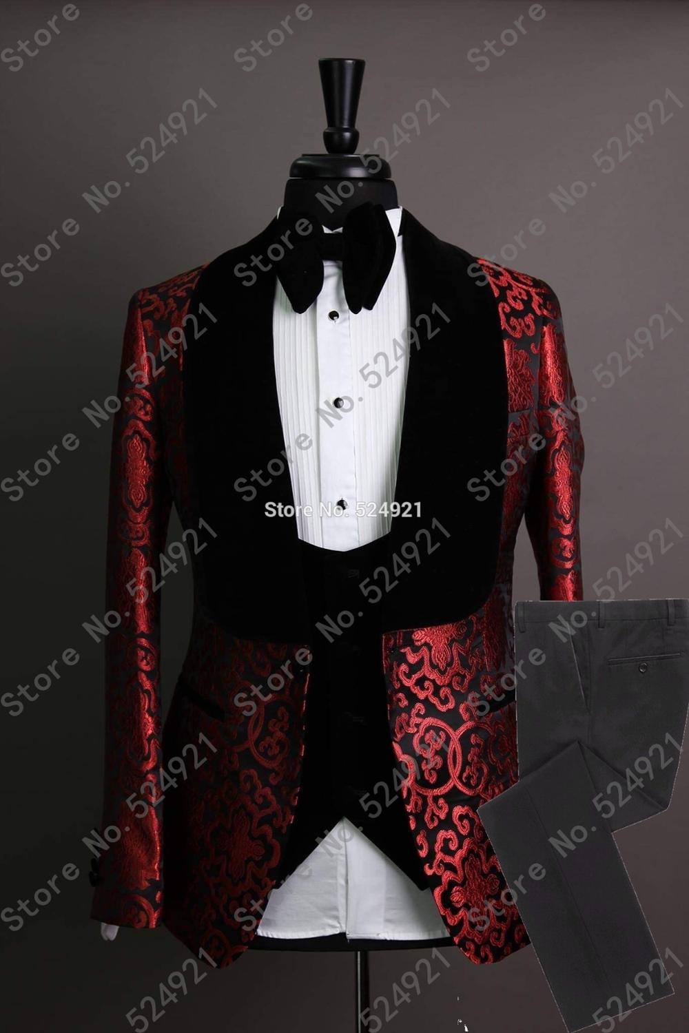 Bonsir New Arrival Men Suits White and Blue Groom Tuxedos Peak Lapel Groomsmen Wedding Best Man ( Jacket+Pants+Vest+Tie ) C713