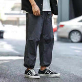 Bonsir 45kg-125kg Tide Large Size M-5XL Overalls Men's Fashion Casual Pants Leisure Fat Man Haren Pants Black/green Color Trousers