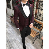 Bonsir Custom Made Men Suits Olive Green Groom Tuxedos Notch Lapel Groomsmen Wedding Best Man 3 Pieces ( Jacket+Pants+Vest+Tie ) C894