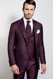 Bonsir Custom Made Groomsmen Champagne Groom Tuxedos Notch Lapel Men Suits Wedding Best Man Blazer ( Jacket+Pants Tie+Vest ) C418