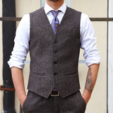 Bonsir New Arrival Groomsmen Notch Lapel Groom Tuxedos Two Buttons Men Suits Wedding Best Man Blazer ( Jacket+Pants+Tie+Vest ) C115
