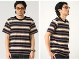 Bonsir Summer Stripe T-Shirt Men And Women Classic Streetwear Fashion Ins Trend Vintage O-Neck Cotton Youth Couple Short-Sleeved Tops