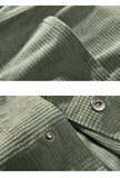 Bonsir Z164 Autumn New Men Shirts Casual Minimalism Style Artsy Daily Loose Solid Color Soft Lapel Pockets Long Sleeve Male Clothing