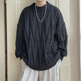 Bonsir Winter Sweater Men Warm Fashion 6 Colors Casual Knit Pullover Men Korean Loose Long Sleeve Sweater Mens Jumper Clothes M-2XL
