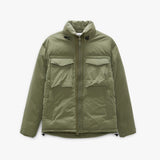 Bonsir Men's Cargo Cotton Jacket Big Pocket Warm Solid Color Coats Fashion Windproof Outwear For Male