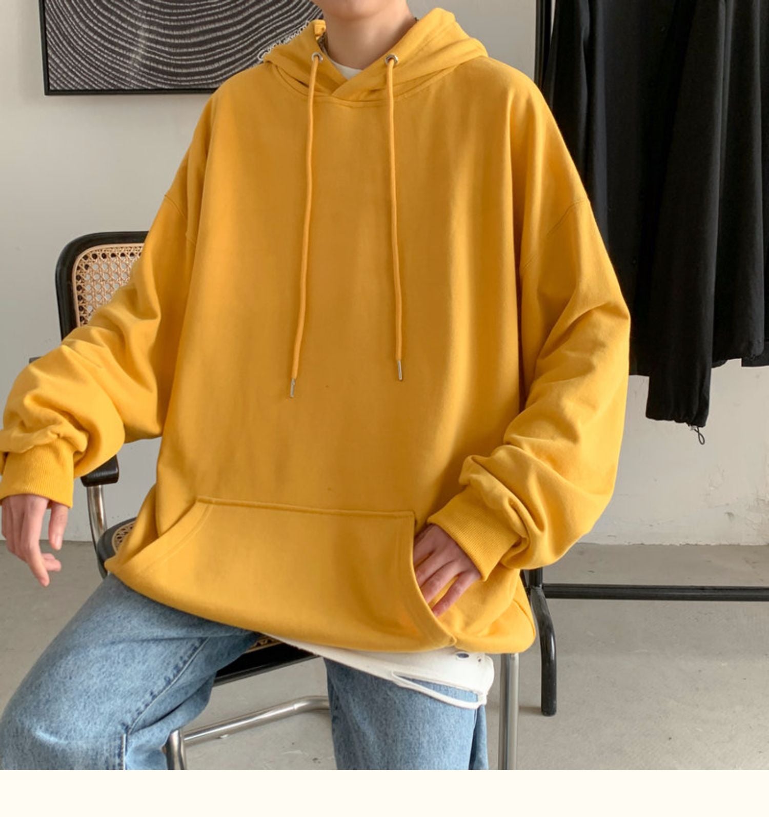 Bonsir Fashion Brand Men's Hoodies Spring Autumn Hip Hop Streetwear Men Pullover Sweatshirts Hoodies Mens Solid Color Hoodie Male